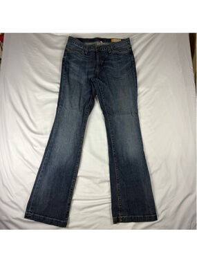 GAP Long & Lean Mid Rise Bootcut Stretch Jeans Women 10L Tall Indie Western Long